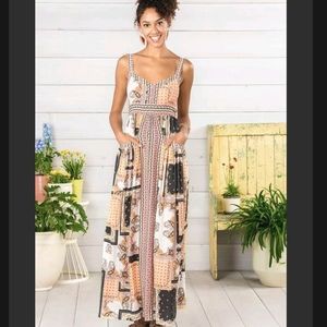 🌞Matilda Jane The Adventure Begins Perfectly Paisley Maxi Dress